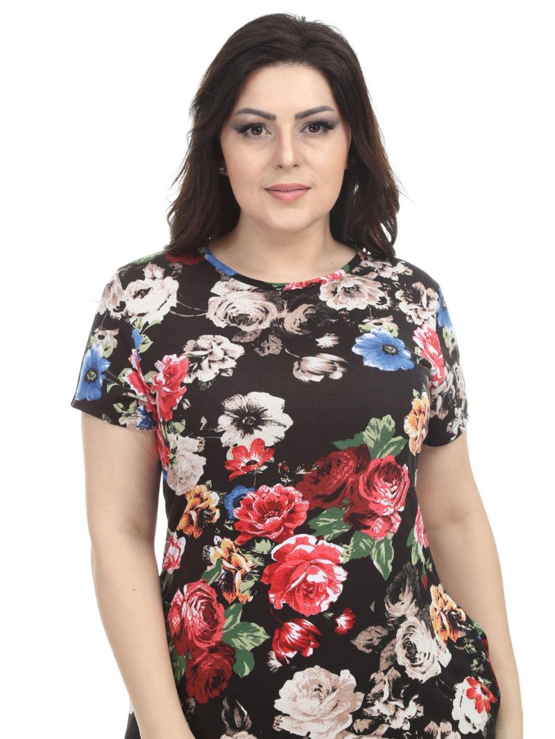 Ziedu viskozes kleita vasarai Ziedu viskozes kleita vasarai