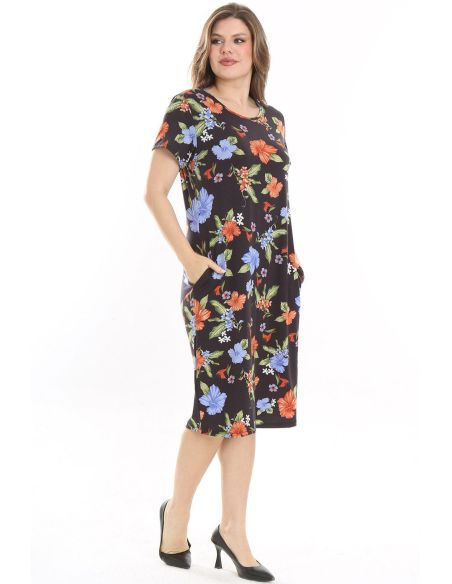 Viskoosist lilledega kleit