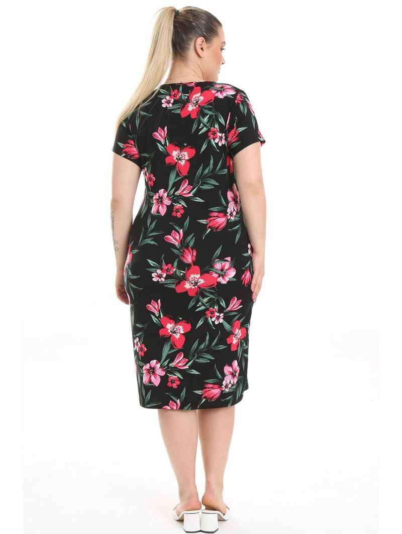 Красочное платье для пухленьких