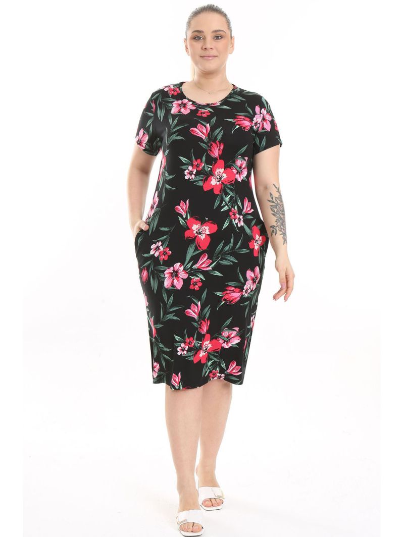 Krāsaina kleita apaļīgai