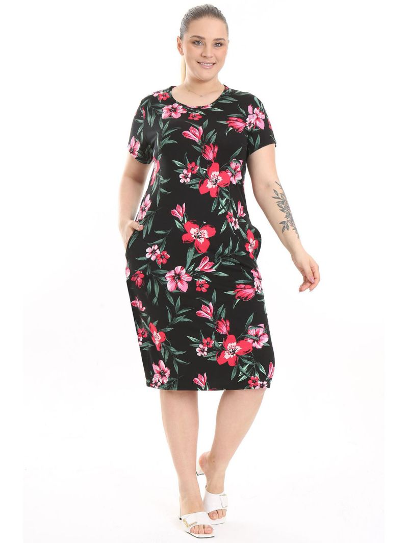 Красочное платье для пухленьких