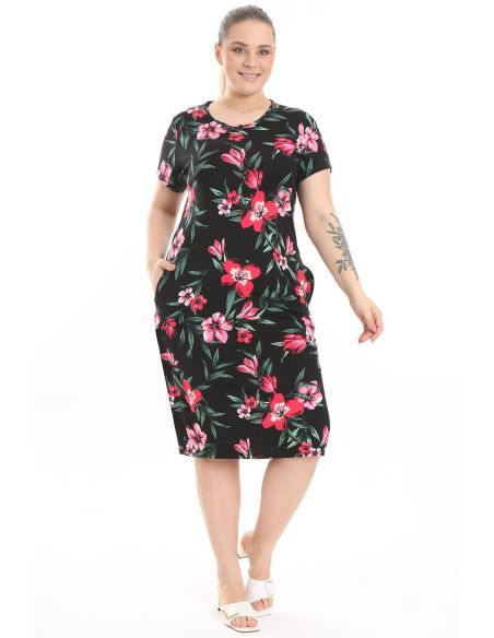 Красочное платье для пухленьких