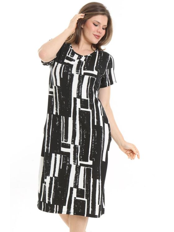 Платье из вискозы для полных