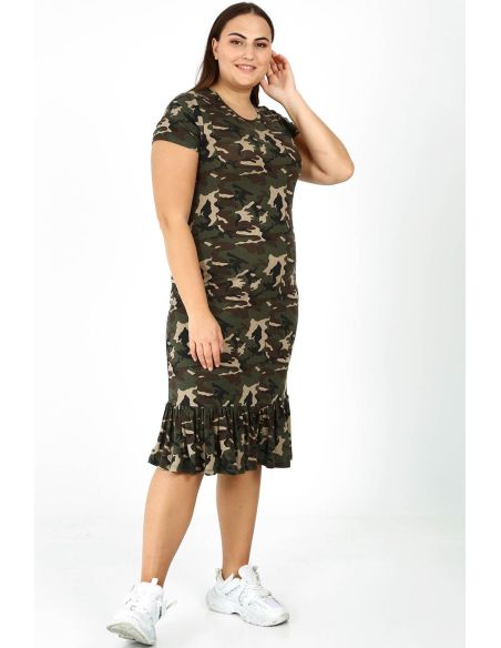 Kamufliažinė suknelė