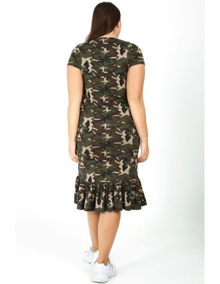 Kamufliažinė suknelė