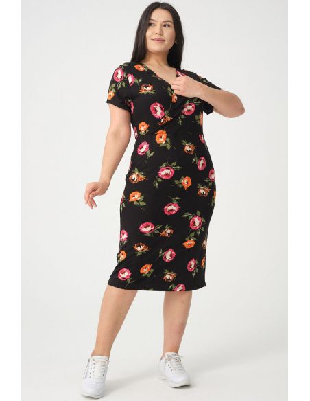 Must lilledega kleit