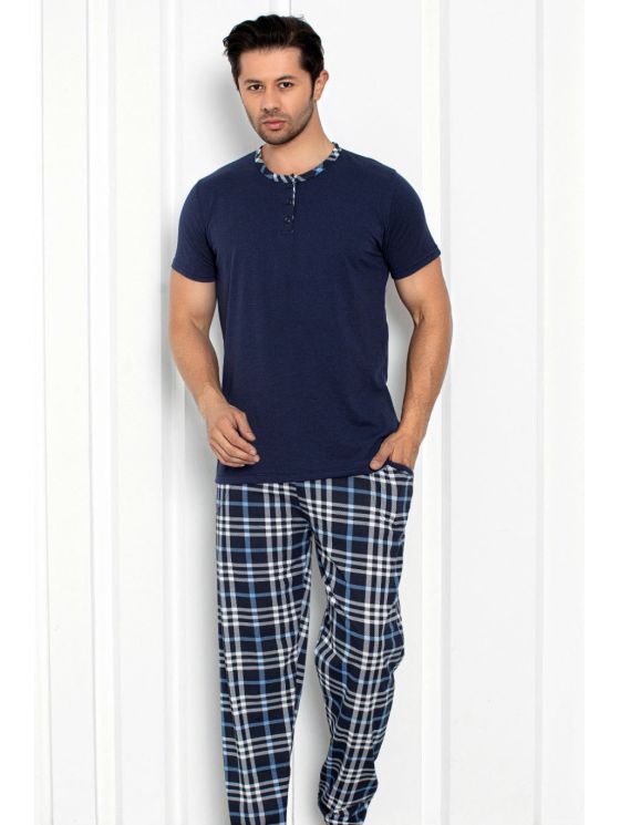 Tumedad meeste pidžaamad pükstega