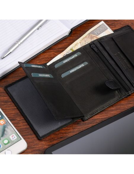 Must nahast rahakott meestele