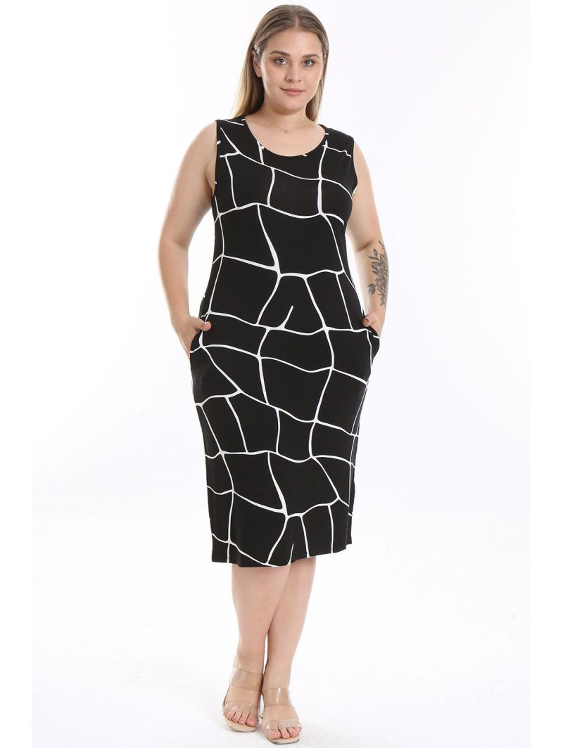 Летнее платье без рукавов Летнее платье без рукавов