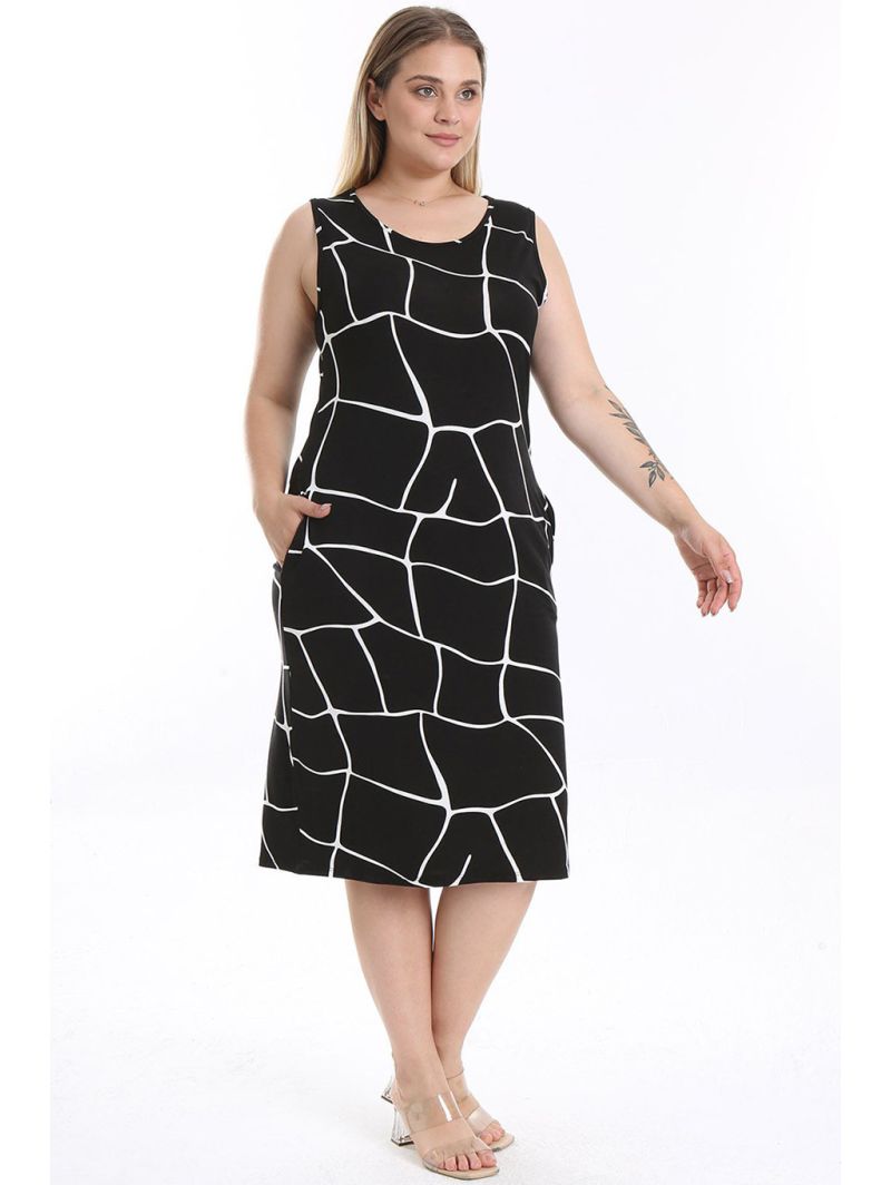 Летнее платье без рукавов Летнее платье без рукавов