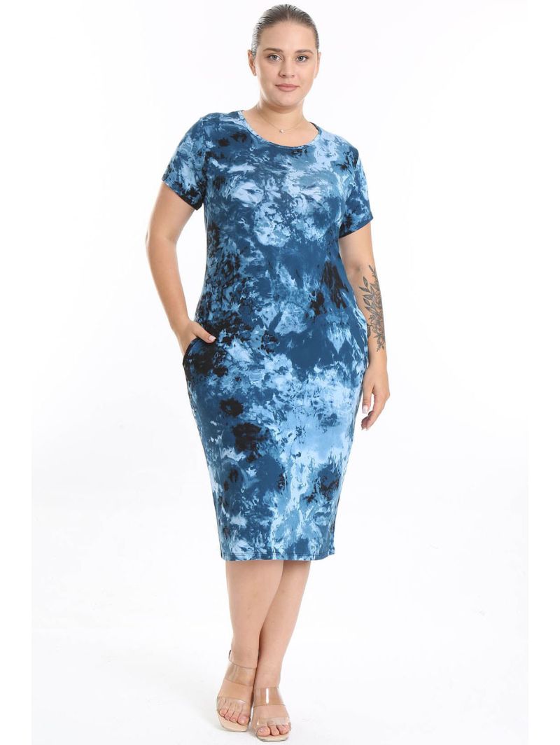 Lühikeste varrukatega kleit