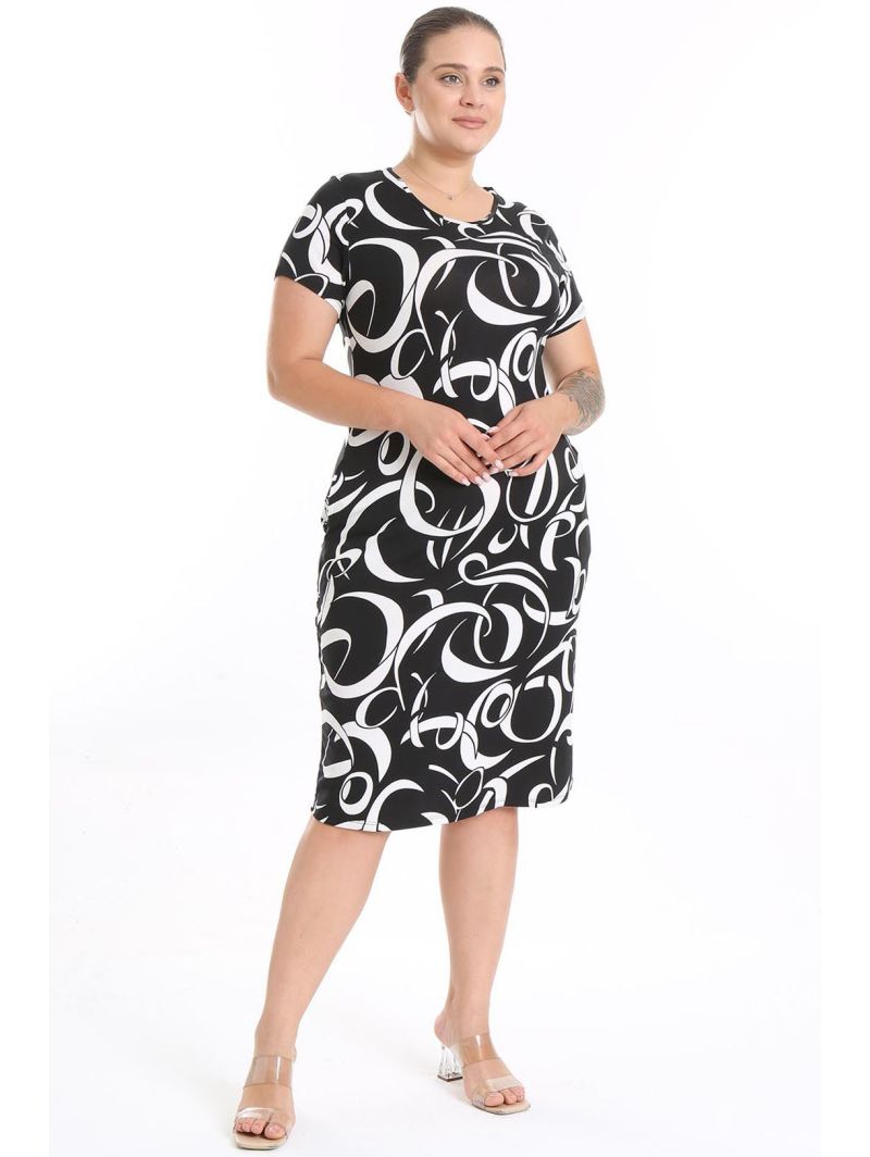 Lühikeste varrukatega kleit