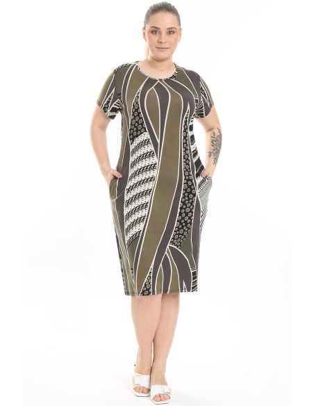 Lühikeste varrukatega kleit