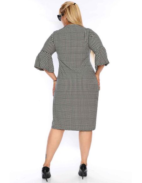 Käesääre mustriga kleit