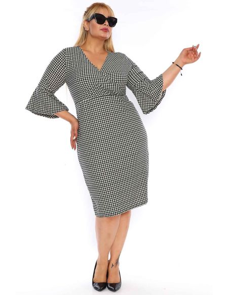 Käesääre mustriga kleit