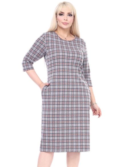 Taskutega ruuduline kleit