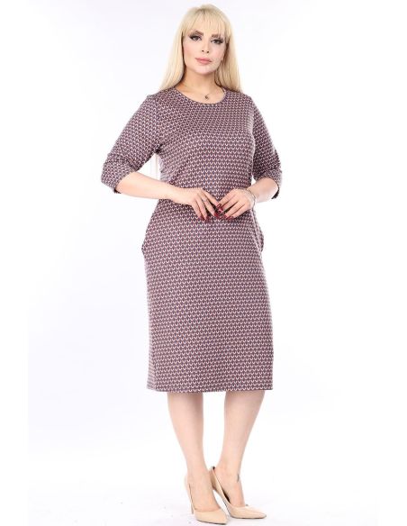 Klasikinė suknelė su kišenėmis