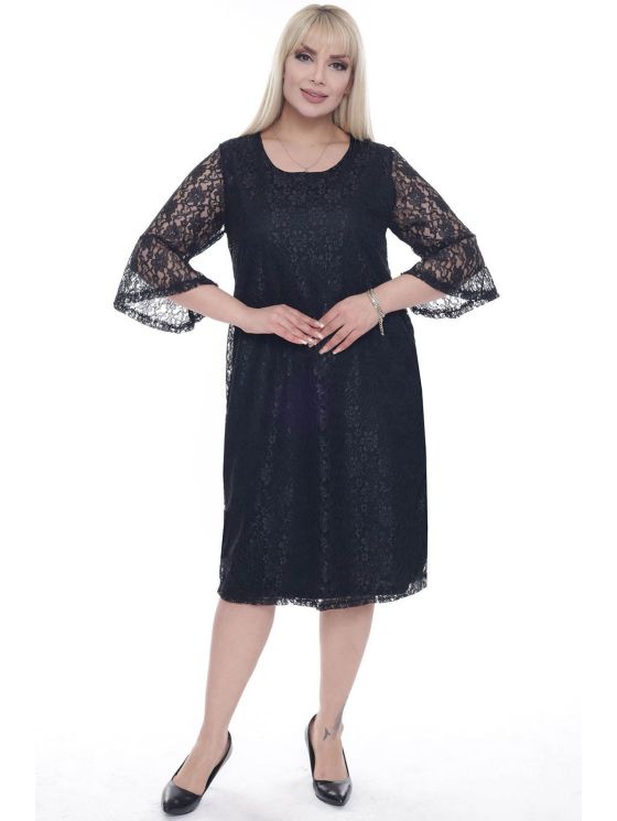 Must pitsiga kleit 2