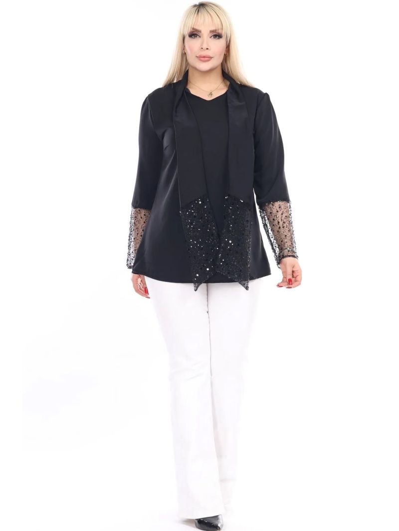 Черная блузка