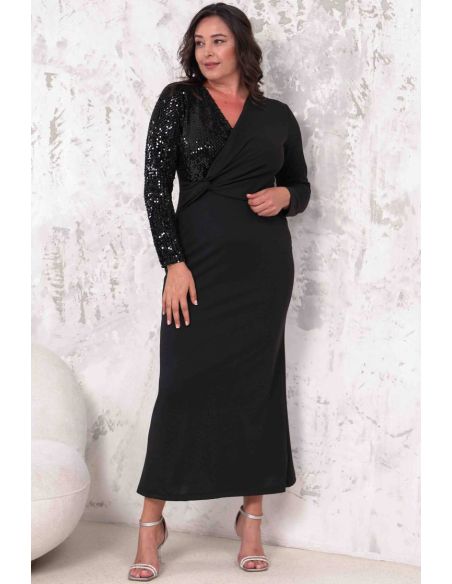 Ilga proginė suknelė