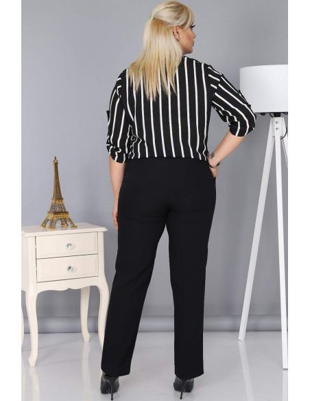 Klasiskas sieviešu bikses ar rāvējslēdzēju