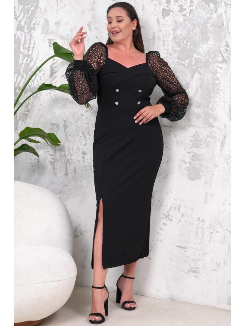 Длинное праздничное платье