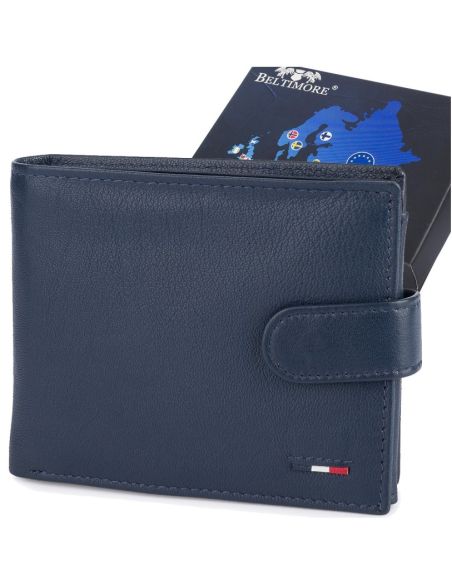 copy of Melns vīriešu ādas maks ar aizdari