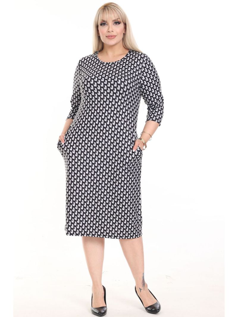 Классическое платье с карманами Классическое платье с карманами