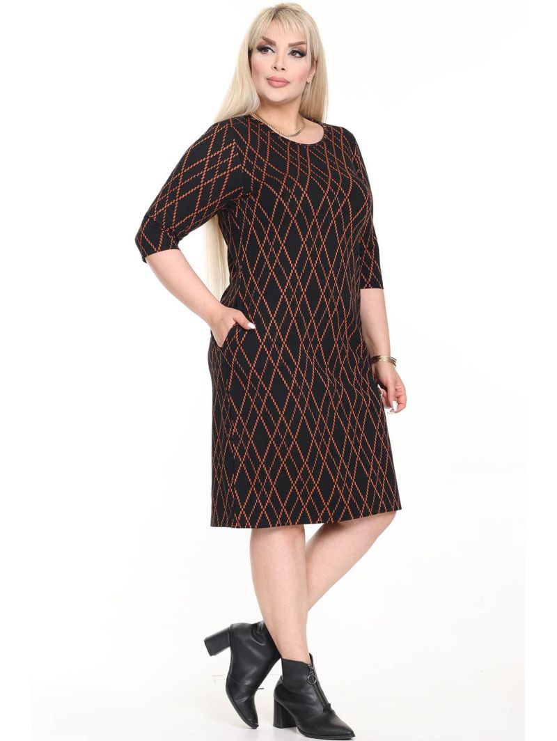 Классическое платье с карманами Классическое платье с карманами