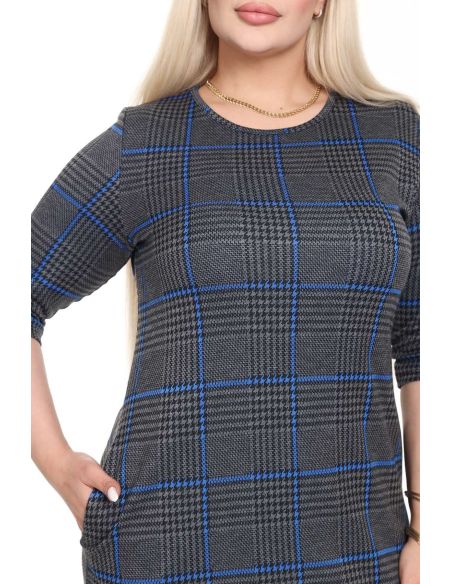 Klasikinė suknelė su kišenėmis