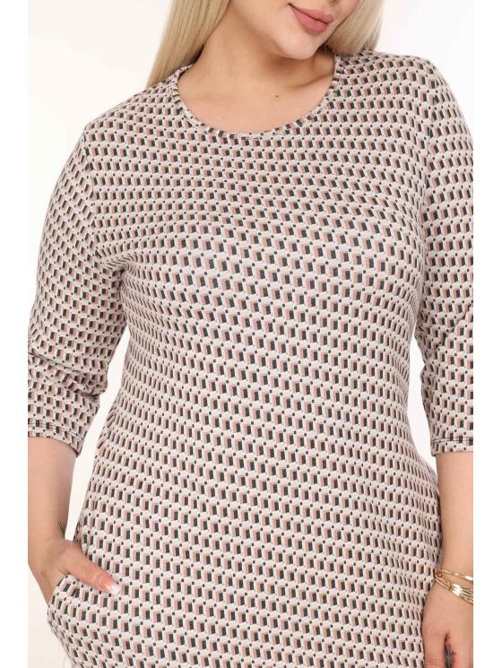 Klasikinė suknelė su kišenėmis 2