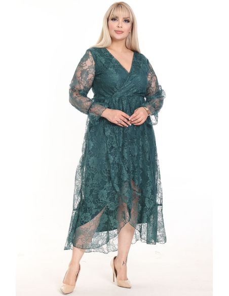 Pikk elegantne pitsiga kleit