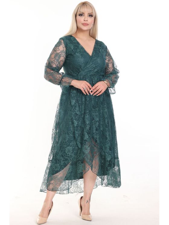 Pikk elegantne pitsiga kleit 2