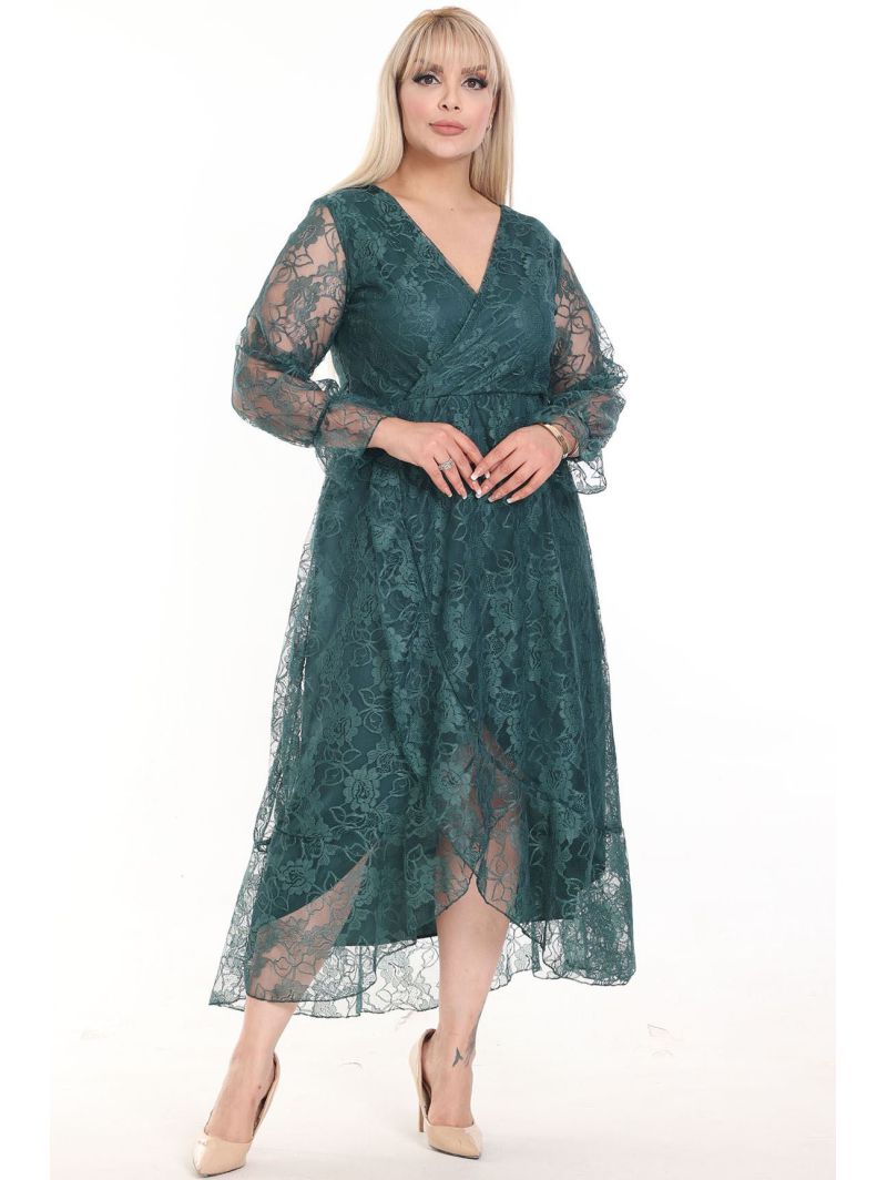 Pikk elegantne pitsiga kleit Pikk elegantne pitsiga kleit