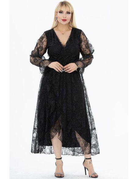 Pikk elegantne pitsiga kleit