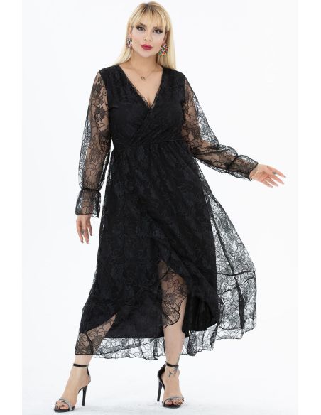 Pikk elegantne pitsiga kleit