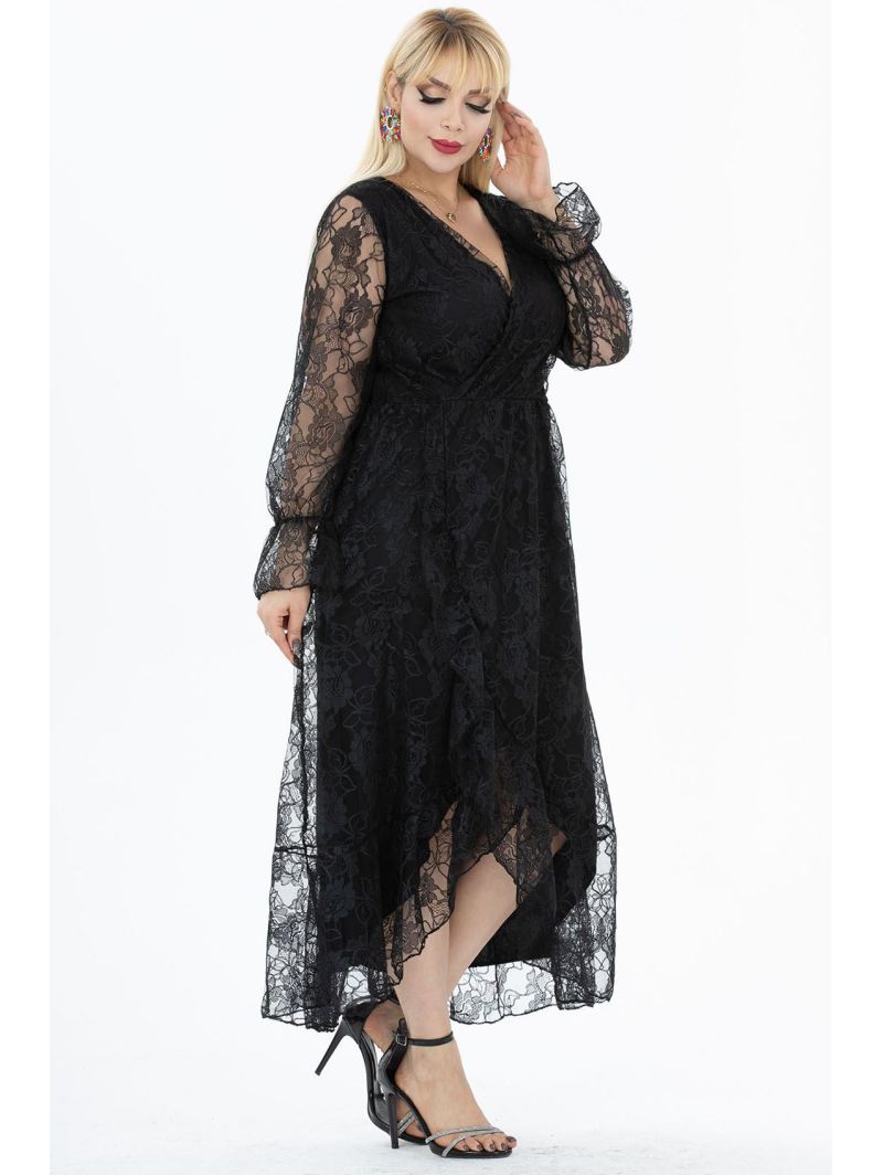 Pikk elegantne pitsiga kleit Pikk elegantne pitsiga kleit