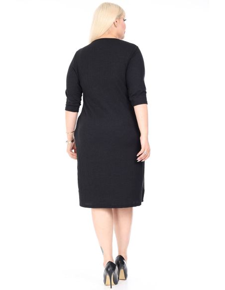 Klasikinė suknelė su kišenėmis