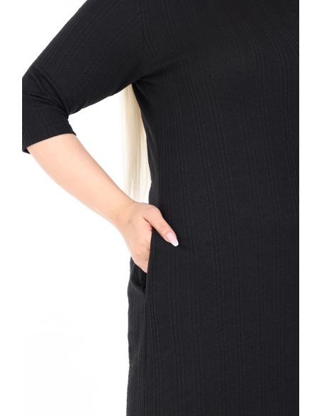 Klasikinė suknelė su kišenėmis