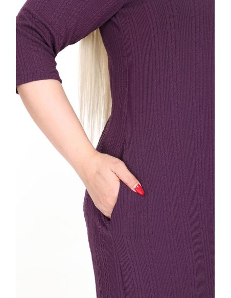 Klasikinė suknelė su kišenėmis