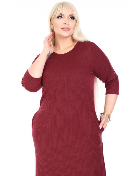 Klasikinė suknelė su kišenėmis