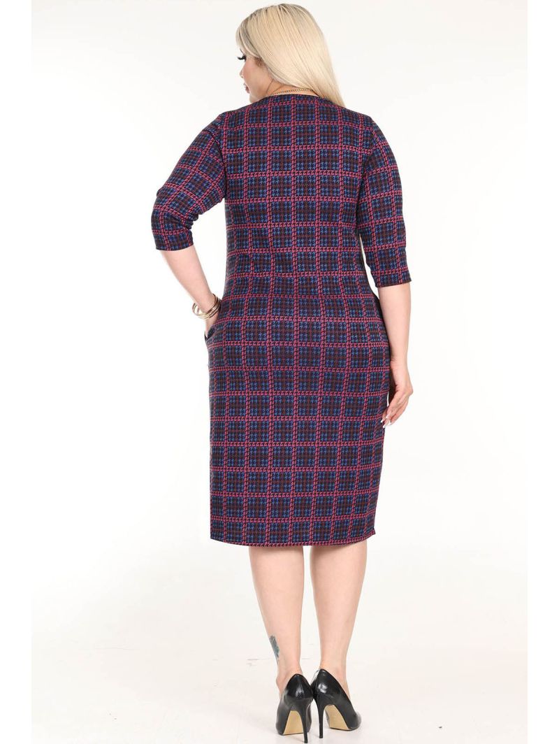 Klassikaline ruuduline kleit taskutega Klassikaline ruuduline kleit taskutega