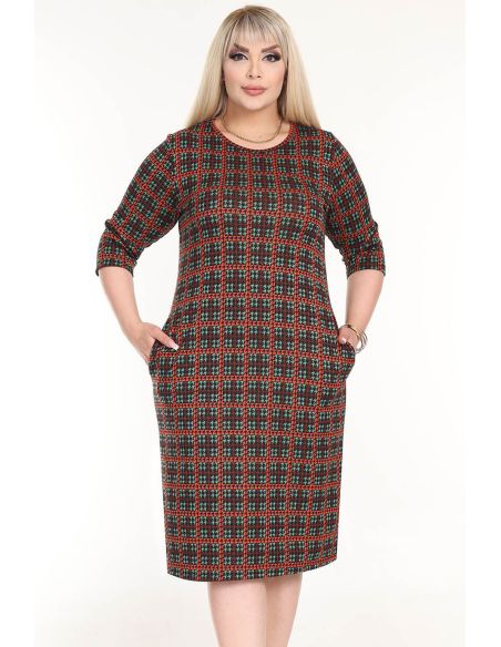 Klasikinė suknelė su kišenėmis