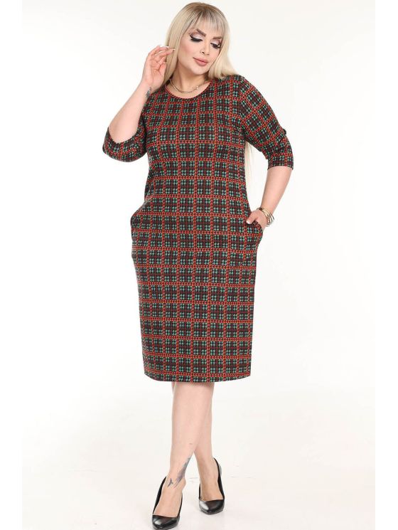 Классическое платье с карманами 2