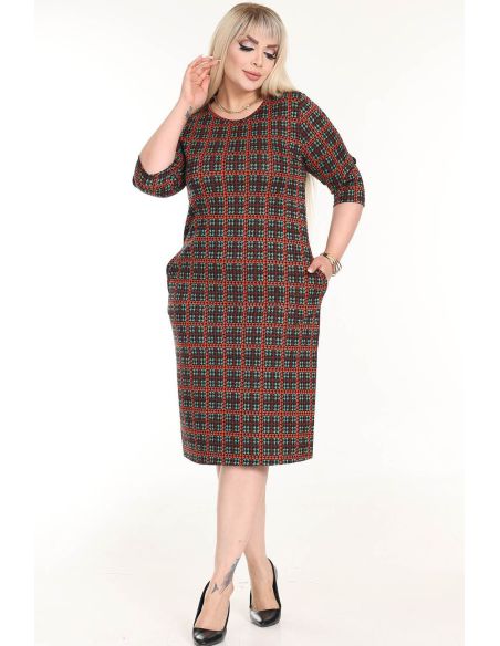 Классическое платье с карманами