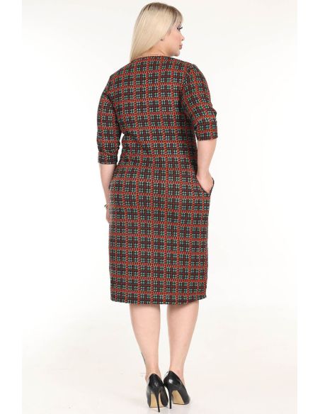 Klasikinė suknelė su kišenėmis