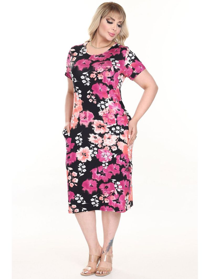 Летнее платье с цветочным принтом и... Летнее платье с цветочным принтом и...