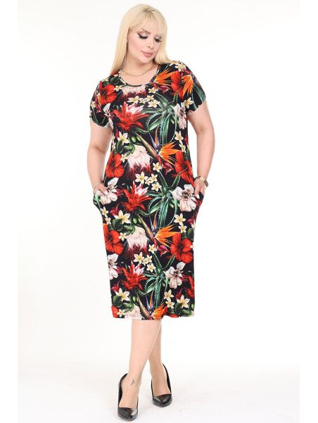 Lilleline suvine kleit lühikeste varrukatega