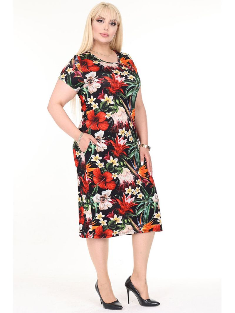 Vasaras kleita ar ziedu rakstu un... Vasaras kleita ar ziedu rakstu un...