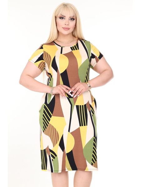 Suvine kleit lühikeste varrukatega